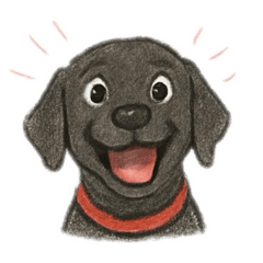 黒ラブくん喜怒哀楽