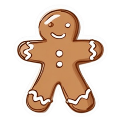 パステル色の甘いクリスマス