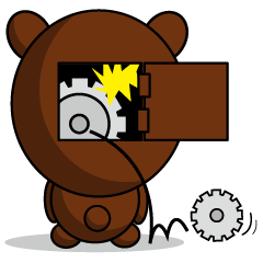 黒眉毛の熊さん８ ( ロボット熊さん )