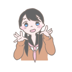 おさげちゃんスタンプ