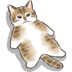 やる気が出ない☆猫たちのスタンプ３