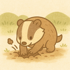 アナぽん ゆるアナグマ