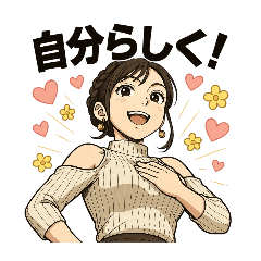 明るく前向き！笑顔ガール