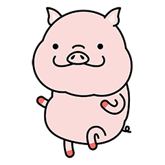 かわいい ブタさん