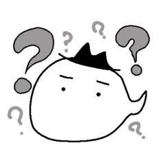 ☆手描きおばけのスタンプ☆