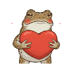 ヒキガエルの動くスタンプ実用編【改訂版】