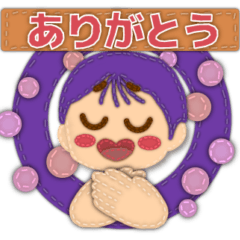 こどもと使いやすいシンプルスタンプ