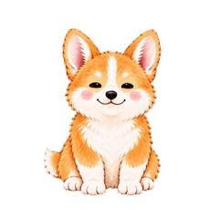 うちのコーギー（動く・文字なし）