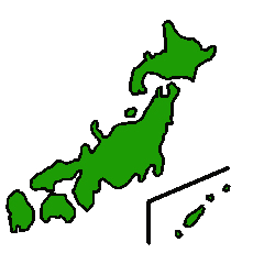 日本地図と方言。