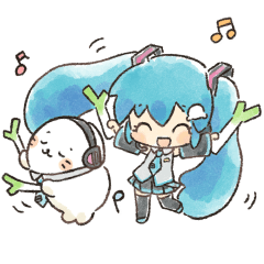 初音ミク × しろたん