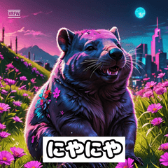 表情ゆたかウォンバット