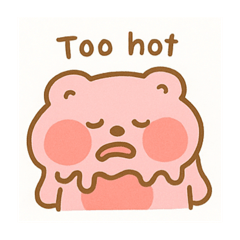 くまちゃん暑い