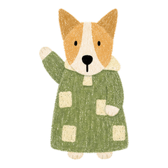 クレヨン犬 コーギー 1