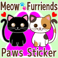 Meow Furriends <paws stickers>