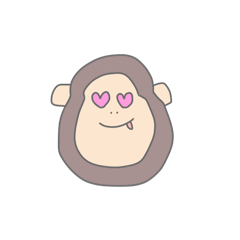 っぽいゴリラ（透過ver.）