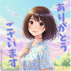 優しくて礼儀正しいパステルカラー女子