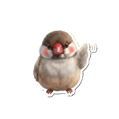 ゆるかわ小鳥十姉妹の毎日あいさつ第６弾