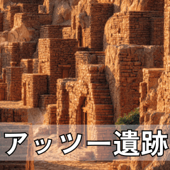 架空遺跡スタンプ5：失われた神殿と古代像