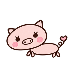 Cute Little Piggy Stickers