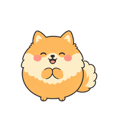 ぽんぽんまんまるポメ