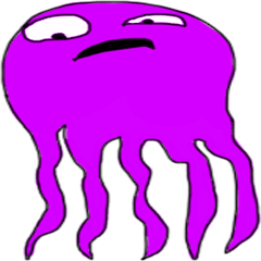 purple octopus