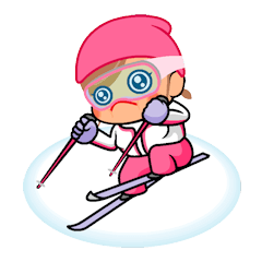 スポーツシリーズNo.24　女子スキーヤー