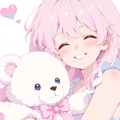 ピンクちゃん×くまちゃん♡
