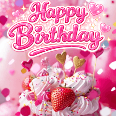 飛び出す❤️ハートいっぱいの誕生日と日常