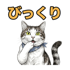 猫のウメちゃん（日常挨拶2）