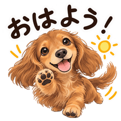 かわいいダックスフンドの仲間たち
