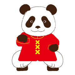 Tai Chi Panda (Red)