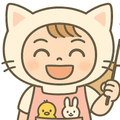 ゆるカワ★ネコ保育士★毎日使える ver2