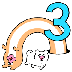 絶滅寸前の動物ハッチンパモススタンプ3