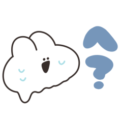 リアクションするうさちゃん