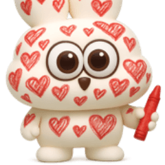 ちょっと愛が重い3D太っちょうさぎ