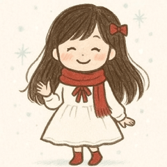 可愛い女の子 クリスマス