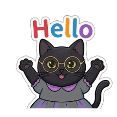 甘えん坊で賢い黒猫ちゃん。