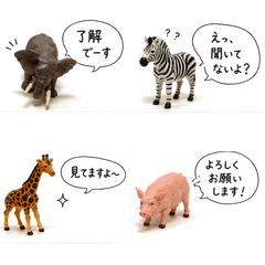 動物もしゃべります