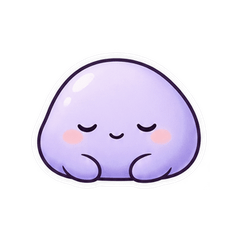 気分をそっと伝えるむらさきもち