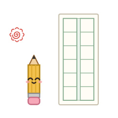 動く！原稿用紙に書く ていねいな返事