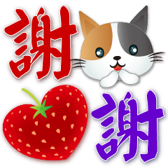 Cute Calico cat - - Practical greetings