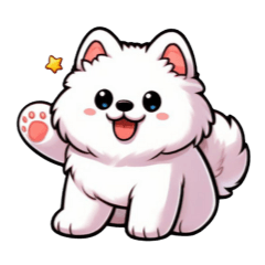 cute samoyed!!