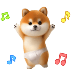 踊る！ブリーフ豆柴