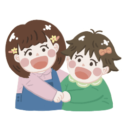 なかよし姉妹の日常スタンプ＊