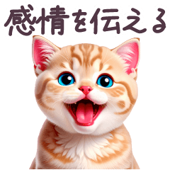 毎日使える 感情を伝えるねこ 日常