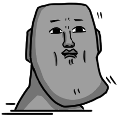 しゃべらないモアイ