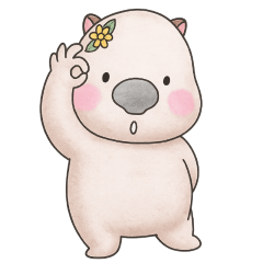 ゆるっとウォンバットちゃん