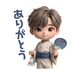 淡色カップル＊浴衣＊彼氏編