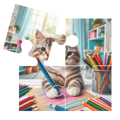 ジグソーパズル、楽しい 1