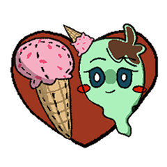 little ghost ice cream